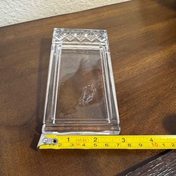 Business Card or Note Pad Glass Tray - Picture 2 of 9